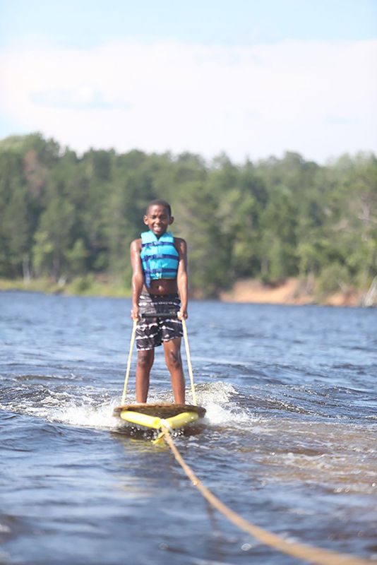 Swift Camp, Fun in our summer camp lake