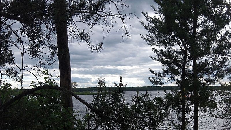 Amazing view from our overnight camp, the best summer camp