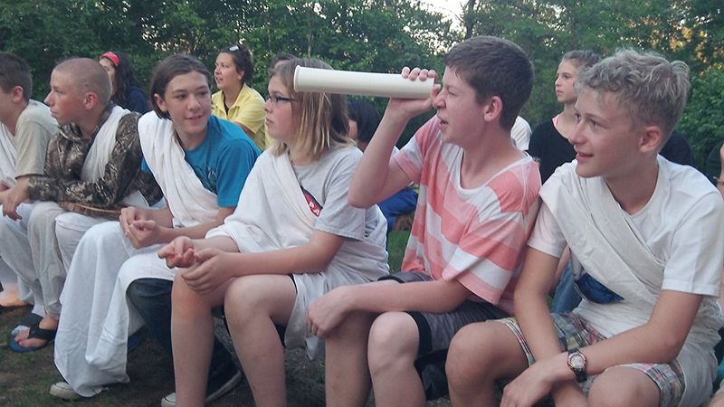 Summer Camp teens